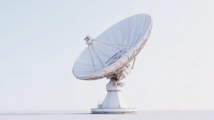 Large white radio telescope (1)
