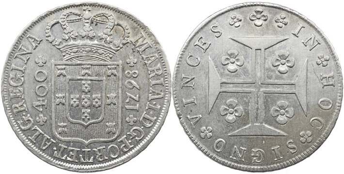 Portugal D. Maria I (1786-1799) New Cruzado Lisbon 1798