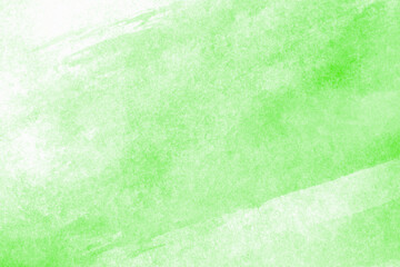 Hand painted green watercolor background.