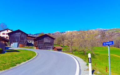 Surcasti-Lumnezia, Kanton Graubünden (Schweiz)