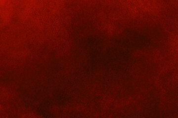 Red abstract background in watercolor style