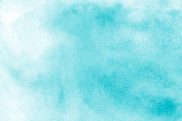 Abstract blue background in watercolor style