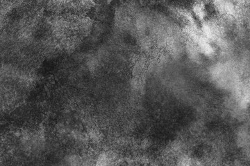 Black abstract background in watercolor