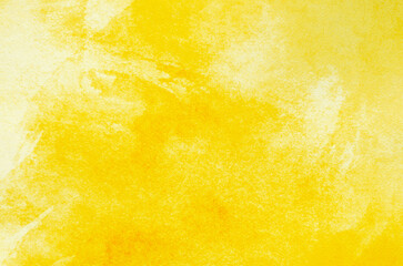 Hand painted yellow watercolor background.