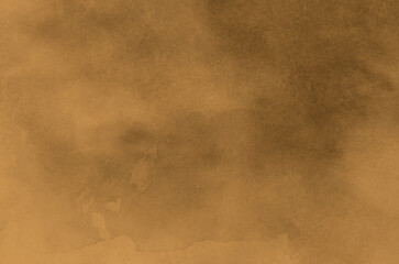 Brown abstract background in watercolor