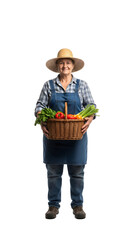A farmer woman market gardener