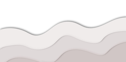 "Abstract pink waves background with layered soft beige elegant, 3D paper cut style. Minimalist modern design ideal for presentations, websites, posters, or branding visuals"