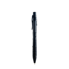 Black Ballpoint Pen on a Plain Background for Writing and Drawing Needs on transparent background