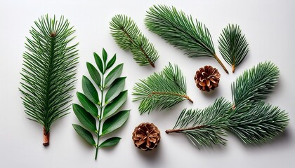 assorted evergreen branches 3