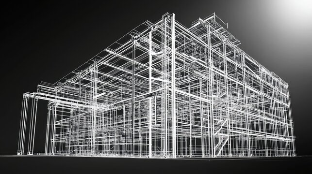 Architectural design of a modern building.