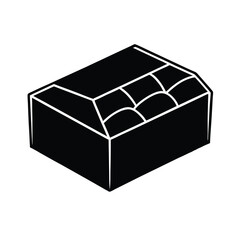 Elegant chocolate box packaging design high resolution vector illustration for branding and marketing