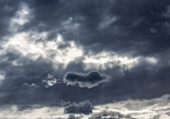 storm clouds in the sky