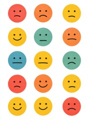 Simple Emotional Check-In Chart Designed for Daily Use to Track Feelings and Moods for Better Emotional Awareness and Self-Reflection