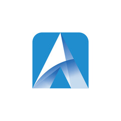 а letter abstract logo modern style 14