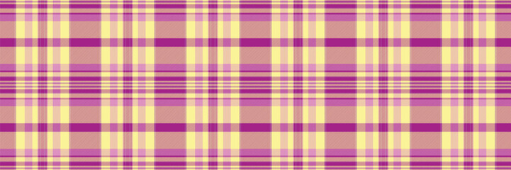 Vibrant pastel plaid pattern in soft yellows and purples.  Ideal for textile design, website backgrounds, or crafting projects. This seamless texture offers a cheerful, stylish and versatile design.