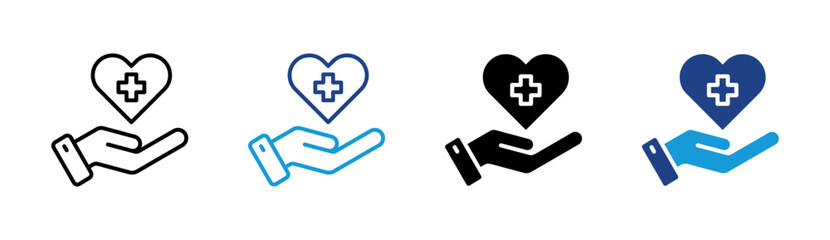 Obraz premium Health Support Icon