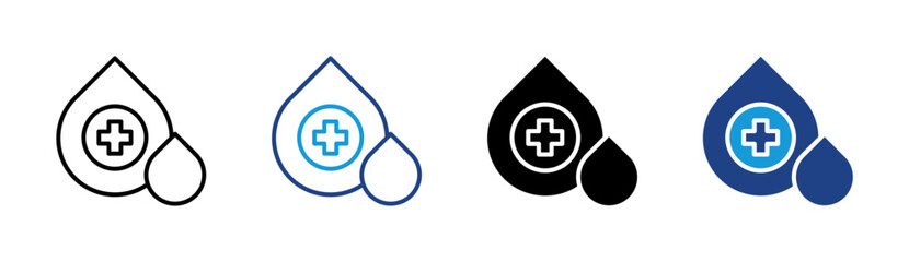 Blood Glucose Drop Icon