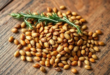 Obraz premium Elegant composition of roasted pumpkin and sunflower seeds