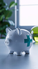 piggy bank on a white background