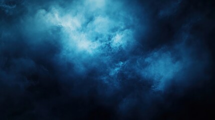 Stormy, dark blue clouds