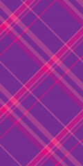 Vibrant diagonal plaid pattern in shades of purple and pink.  Perfect for textile design, fashion, website backgrounds, or any project needing a bold, geometric texture.
