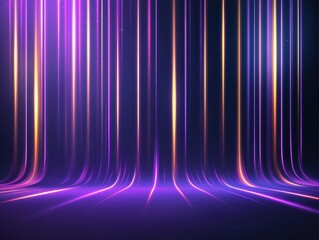 Abstract glowing vertical lines