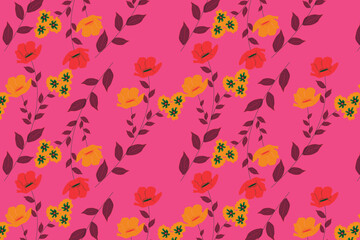 Fototapeta premium Elegant florals on dark backgrounds with rich, moody colors for dramatic statement prints.