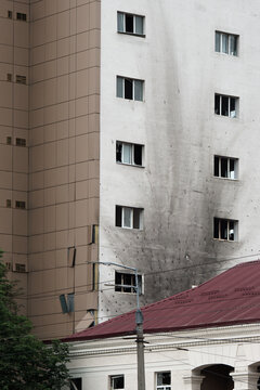 Another sleepless night in Kyiv. The aftermath of russian drone and missile strikes on residential areas of the city