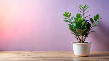 A green plant pot 