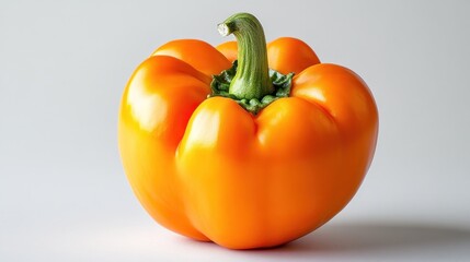 Single orange bell pepper (1)