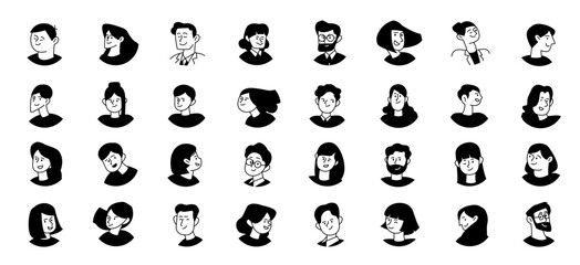 人物アイコンデザイン