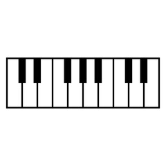 Fototapeta premium Piano Keyboard Keys