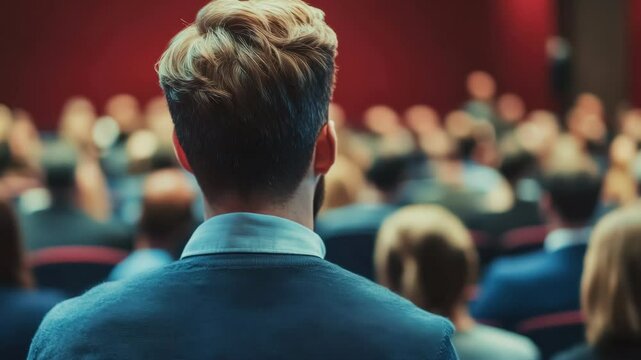 Conference speaker, business meeting, formal event