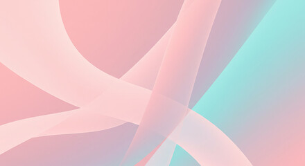 Pastel wave pattern with blush and aqua tones, soft abstract flow, minimal background design.
