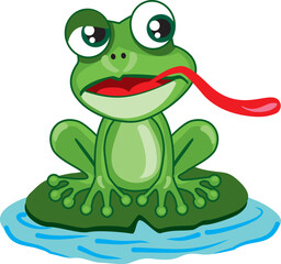 Cartoon Funny Frog 2