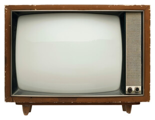 Fototapeta na wymiar PNG Vintage retro television set