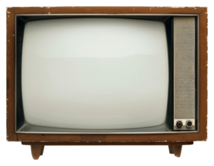 PNG  Vintage retro television set