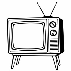 old tv set