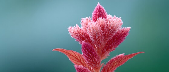 Celosia flower blooms beautifully with gradient color. Plant beauty, floral, nature, growth, botanical, blossom