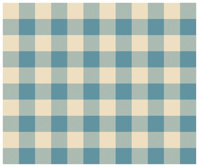 Checkered seamless fabric design. Plaid fabric pattern classic pattern. Decorative textile and fabric types vector graphics.