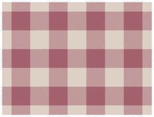 Checkered seamless fabric design. Plaid fabric pattern classic pattern. Decorative textile and fabric types vector graphics.