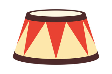 Colorful circus podium isolated on white background. Clipart image isolated on background. © dzm1try