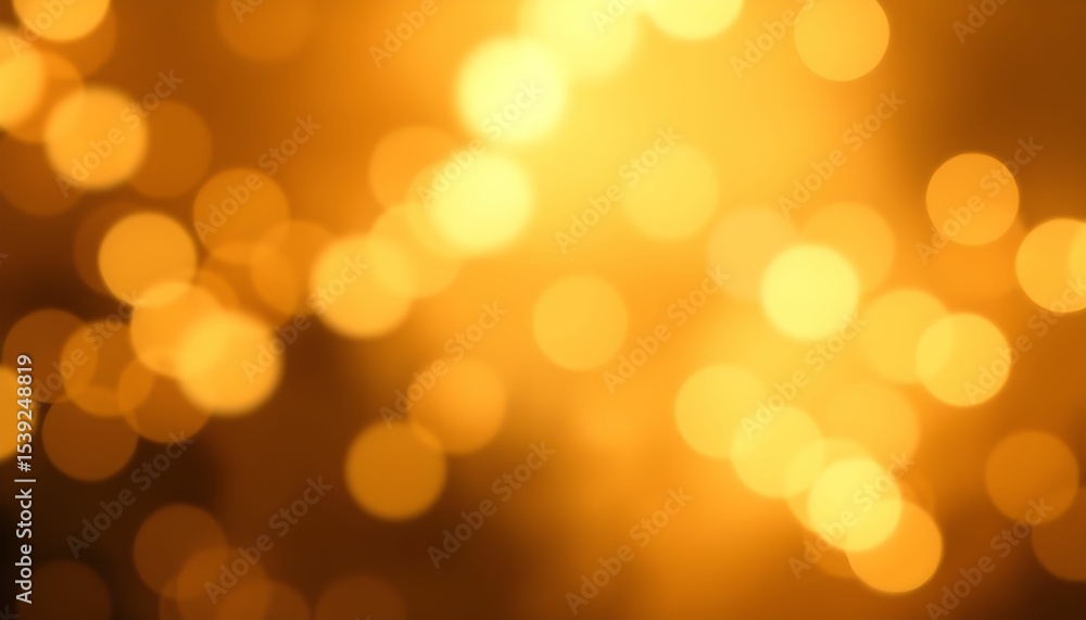 Poster abstract background featuring blurred, golden bokeh lights creating a warm, glowing effect.