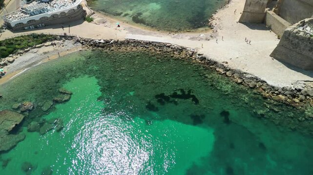castle of le castella, calabria, crotone, italy