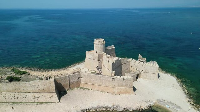 castle of le castella, calabria, crotone, italy