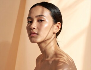 Sunlit Beauty: A Portrait of Glowing Skin