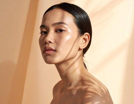 Sunlit Beauty: A Portrait of Glowing Skin