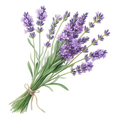 lavender isolated on white background