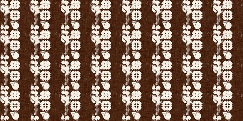 Calm scribble shape minimal shape seamless border pattern. Gender neutral baby nursery natural brown linen banner background. Scandi style sketch doodle wash tape edging trim. 