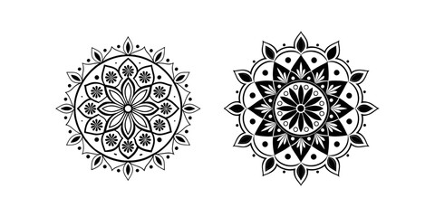 Floral Mandalas: Intricate floral mandalas offer a glimpse into sacred geometry, spirituality, and meditation. These patterns are perfect for adding elegance. 